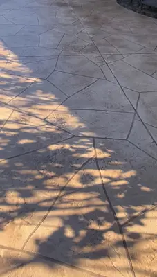 Power wash driveway