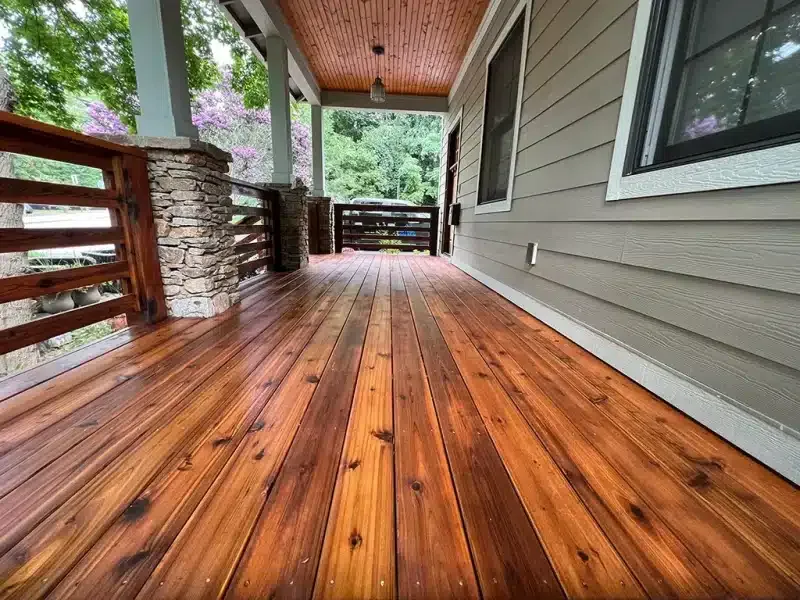 Proceso de Wood Deck Stain